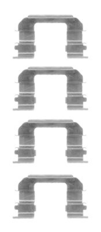 HELLA 8DZ 355 203-951 Zubeh&ouml;rsatz, Scheibenbremsbelag f&uuml;r DAEWOO/CHEVROLET