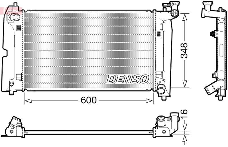 DENSO DRM50110 K&uuml;hler TOYOTA COROLLA (_E12_) 1.6 VVT-i (ZZE121_) (02-06)