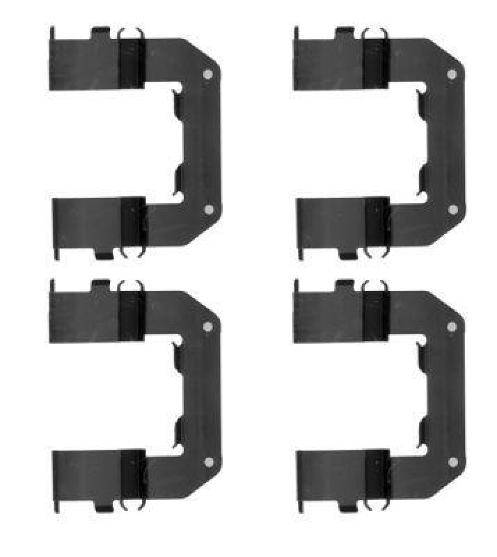 HELLA 8DZ 355 205-221 Zubeh&ouml;rsatz, Scheibenbremsbelag f&uuml;r KIA/HYUNDAI