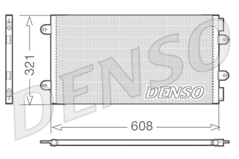 DENSO DCN09104 Kondensator A/C