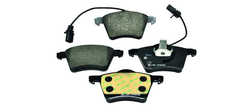 HELLA 8DB 355 008-771 Bremsbelagsatz, Scheibenbremsbelag f&uuml;r VW