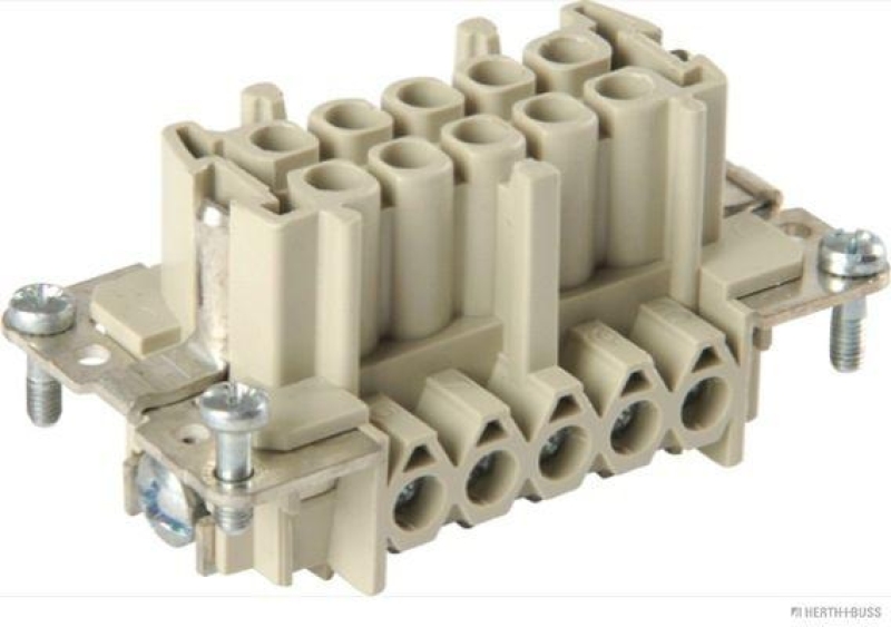 HERTH+BUSS 51305003 Buchseneinsatz, Gehäuse 10-polig, 500 V