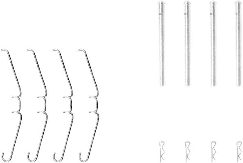 HELLA 8DZ 355 204-011 Zubeh&ouml;rsatz, Scheibenbremsbelag f&uuml;r JAGUAR/DAIMLER