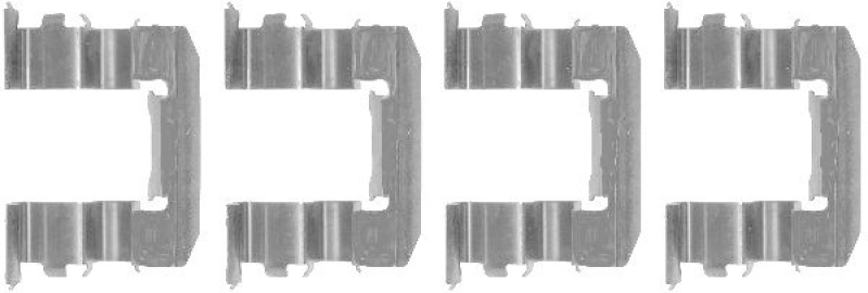 HELLA 8DZ 355 204-021 Zubeh&ouml;rsatz Scheibenbremsbelag