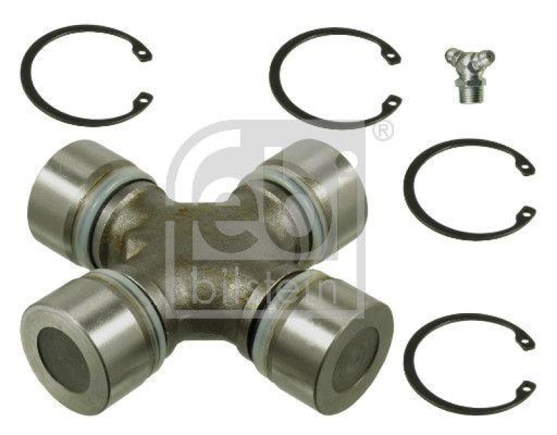FEBI BILSTEIN 38033 Kreuzgelenk f&uuml;r Gelenkwelle, mit Schmiernippel f&uuml;r RENAULT (RVI)