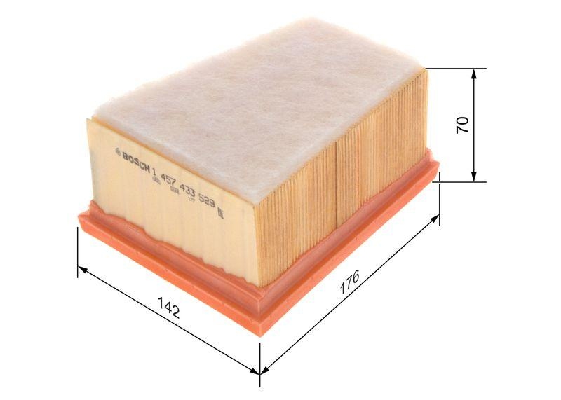 BOSCH 1 457 433 529 Luftfilter