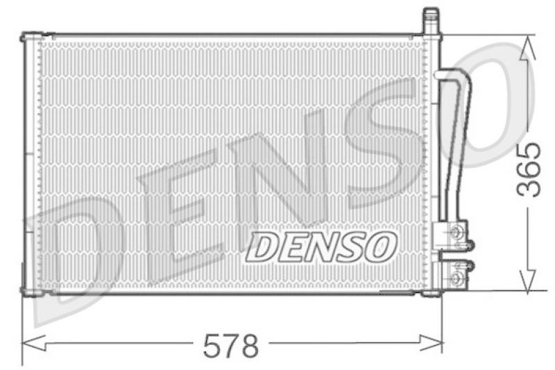 DENSO DCN10008 Kondensator A/C