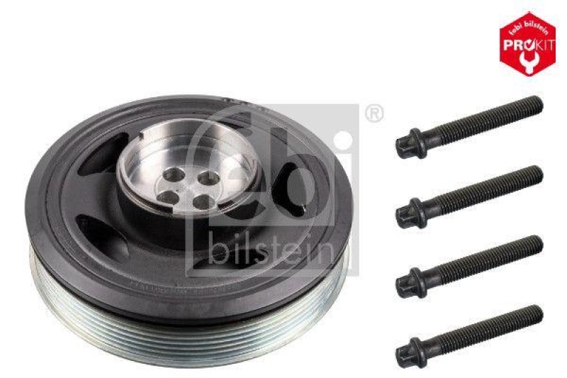 FEBI BILSTEIN 175188 Riemenscheibe (entkoppelt) für Kurbelwelle, mit Schrauben für BMW