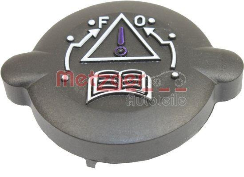 METZGER 2140054 Verschlussdeckel, K&uuml;hlmittelbeh&auml;lter f&uuml;r CITROEN/PEUGEOT KUNSTSTOFF