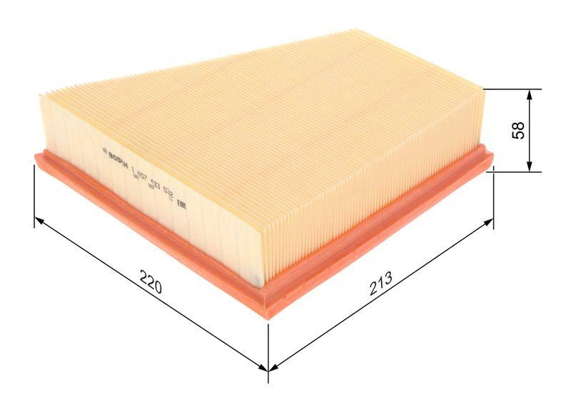 BOSCH 1 457 433 532 Luftfilter