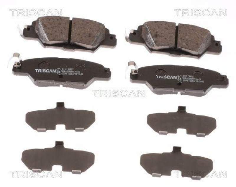 TRISCAN 8110 50927 Bremsbelag Hinten f&uuml;r Mazda