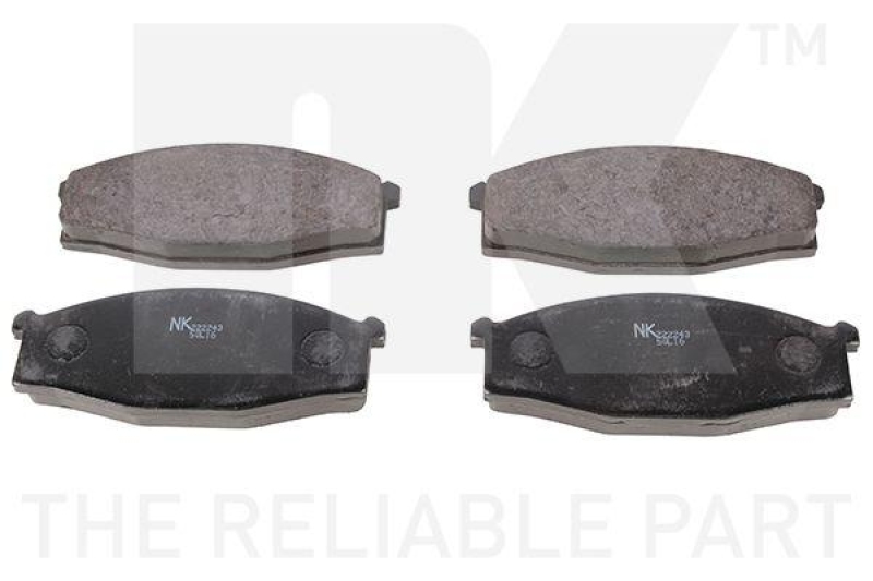 NK 222243 Bremsbelagsatz, Scheibenbremse f&uuml;r NISSAN