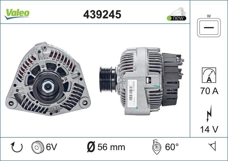 VALEO 439245 Generator Neu - ORIGINS