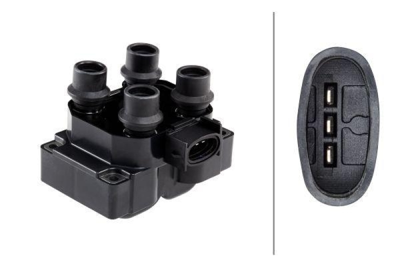 HELLA 5DA 193 175-401 Z&uuml;ndspule, 3 polig f&uuml;r FORD/MAZDA