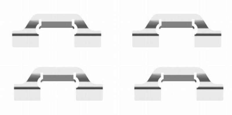 HELLA 8DZ 355 204-111 Zubeh&ouml;rsatz, Scheibenbremsbelag f&uuml;r VW/SEAT/AUDI/SKODA