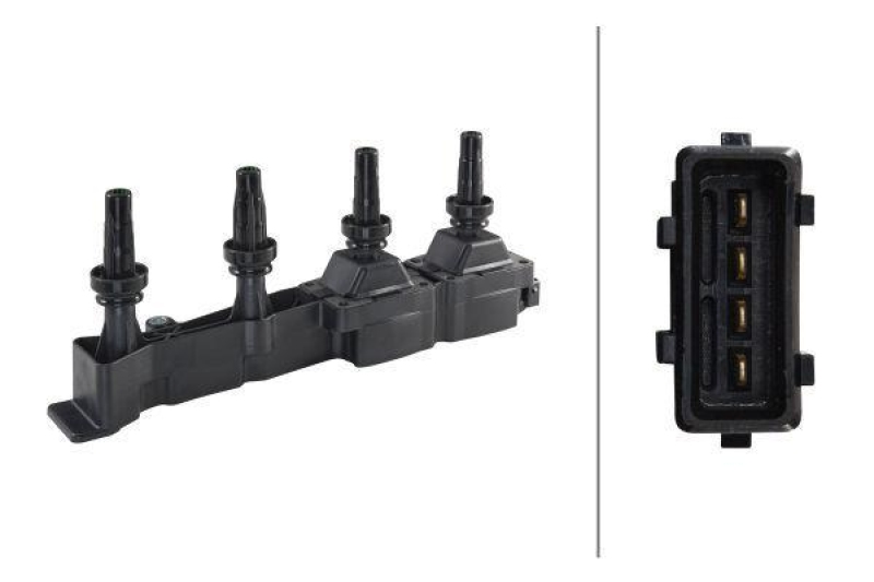 HELLA 5DA 193 175-461 Z&uuml;ndspule, 4 polig f&uuml;r P.S.A