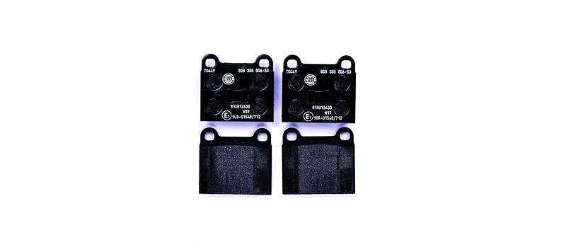 HELLA 8DB 355 006-531 Bremsbelagsatz, Scheibenbremsbelag f&uuml;r VW/AUDI