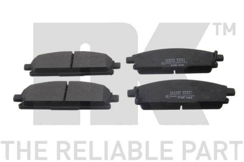 NK 222256 Bremsbelagsatz, Scheibenbremse f&uuml;r INFINITI, NISSAN