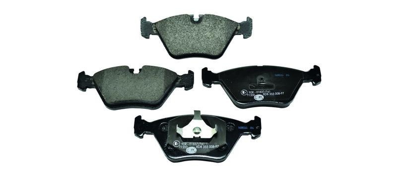 HELLA 8DB 355 008-971 Bremsbelagsatz, Scheibenbremsbelag f&uuml;r JAGUAR/DAIMLER