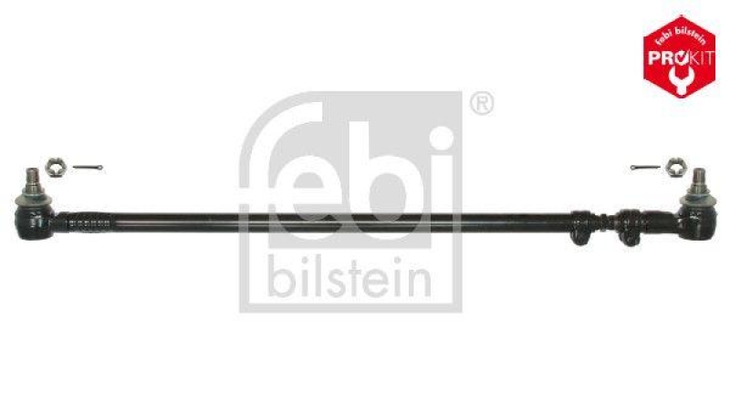 FEBI BILSTEIN 35288 Lenkstange mit Kronenmuttern und Splinten, vom Lenkgetriebe zur 1. Vorderachse f&uuml;r DAF