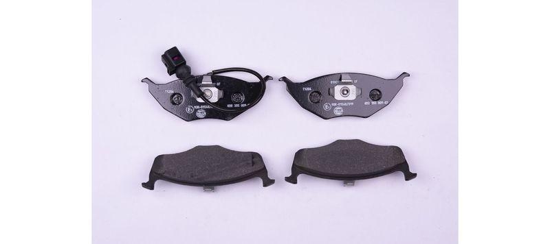 HELLA 8DB 355 009-021 Bremsbelagsatz, Scheibenbremsbelag f&uuml;r AUDI A2 (8Z0)
