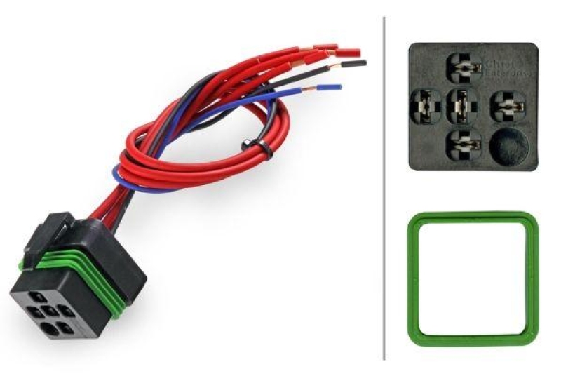 HELLA 8JD 745 801-001 Relaissockel Mini, 5-polig