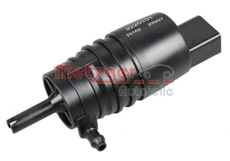 METZGER 2220101 Waschwasserpumpe, Scheibenreinigung f&uuml;r BMW vorne