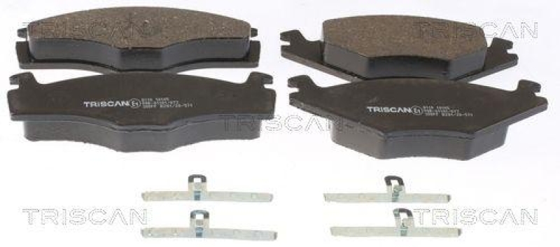 TRISCAN 8110 10116 Bremsbelag Hinten für Bmw, Mercedes, Saab