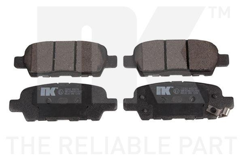 NK 222262 Bremsbelagsatz, Scheibenbremse f&uuml;r INFINITI, NISSAN