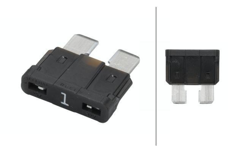 HELLA 8JS 711 683-011 Sicherung D 128, schwarz Set