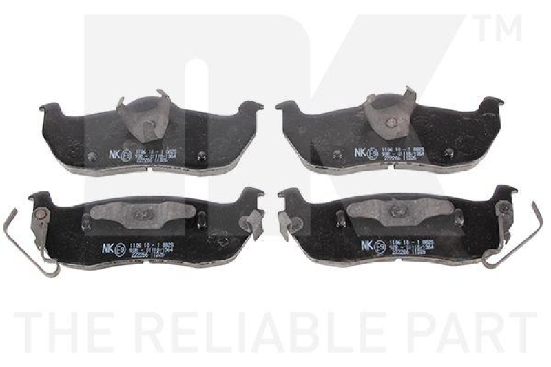 NK 222266 Bremsbelagsatz, Scheibenbremse f&uuml;r NISSAN