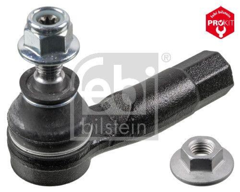 FEBI BILSTEIN 26096 Spurstangenendst&uuml;ck mit Sicherungsmutter f&uuml;r VW-Audi