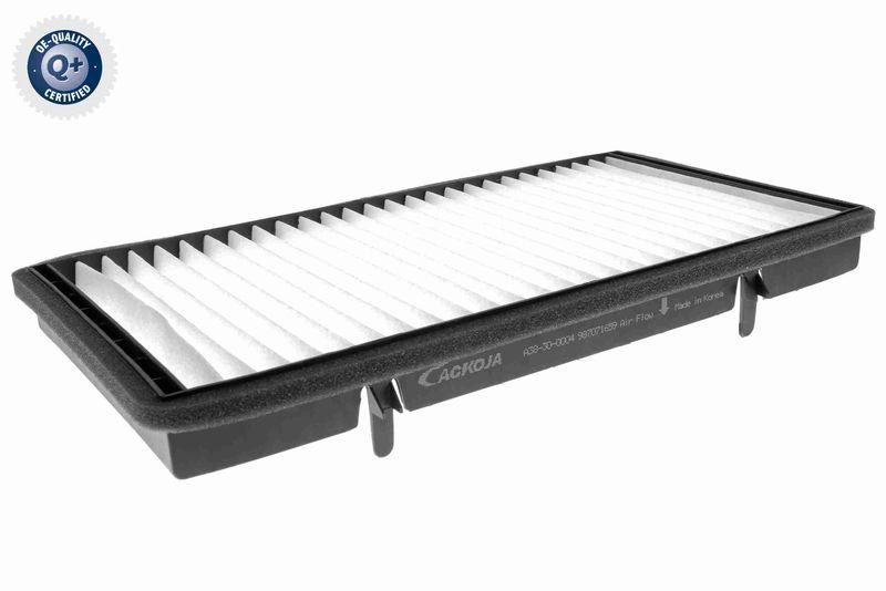 ACKOJA A38-30-0004 Filter, Innenraumluft Kunststoff Rahmen für NISSAN