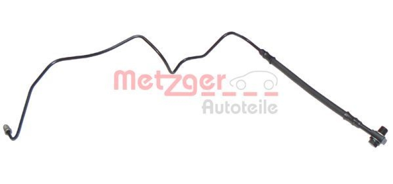 METZGER 4119354 Bremsschlauch Mit Leitung für AUDI/SEAT/SKODA/VW HA links