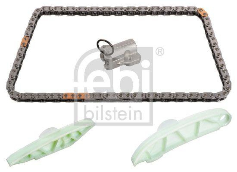 FEBI BILSTEIN 170589 Steuerkettensatz f&uuml;r Nockenwelle, mit Gleitschienen und Kettenspanner f&uuml;r KIA