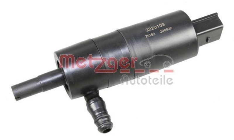 METZGER 2220109 Waschwasserpumpe, Scheinwerferreinigung f&uuml;r MINI vorne