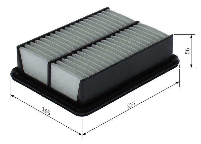 Bosch F 026 400 691 Luftfiltereinsatz S0691