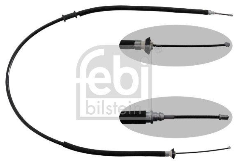 FEBI BILSTEIN 49619 Handbremsseil f&uuml;r Fiat