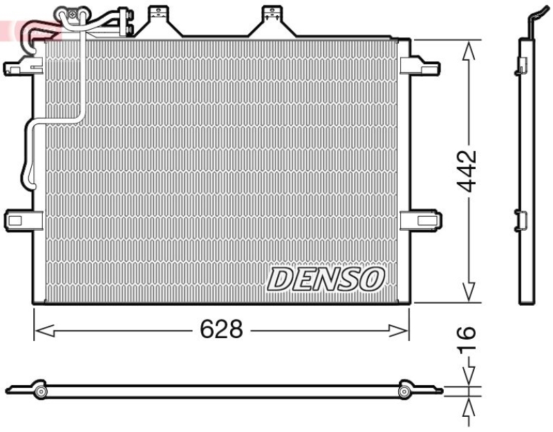 DENSO DCN17018 Kondensator A/C