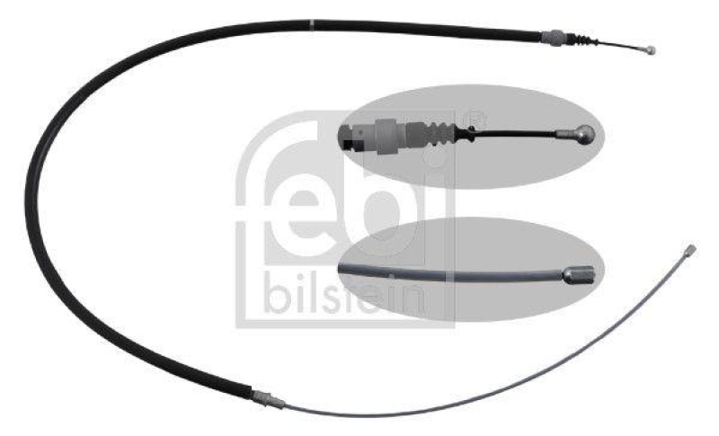 FEBI BILSTEIN 49624 Handbremsseil f&uuml;r VW-Audi