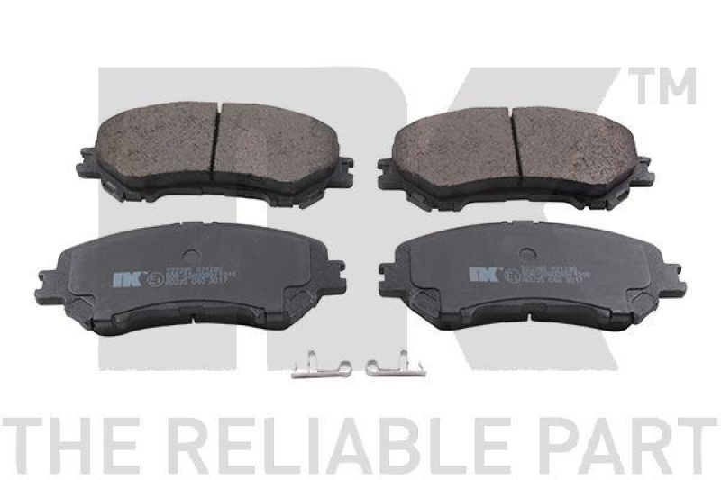 NK 222285 Bremsbelagsatz, Scheibenbremse für NISSAN