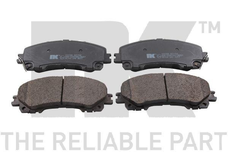 NK 222286 Bremsbelagsatz, Scheibenbremse f&uuml;r INFINITI, NISSAN