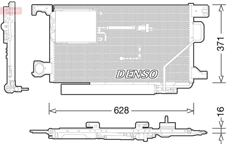 DENSO DCN17024 Kondensator A/C
