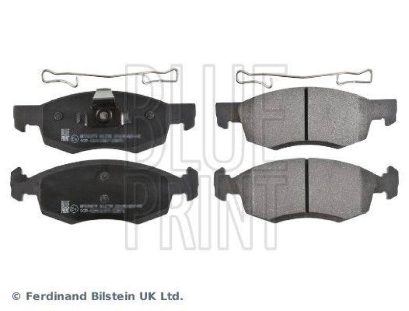 BLUE PRINT ADR164222 Bremsbelagsatz mit Befestigungsmaterial f&uuml;r Renault