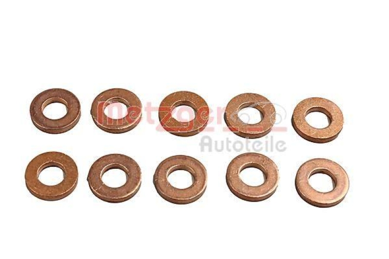 METZGER 0873009 W&auml;rmeschutzscheibe, Einspritzanlage f&uuml;r CITROEN/FORD/PEUGEOT INHALT 10 ST&Uuml;CK