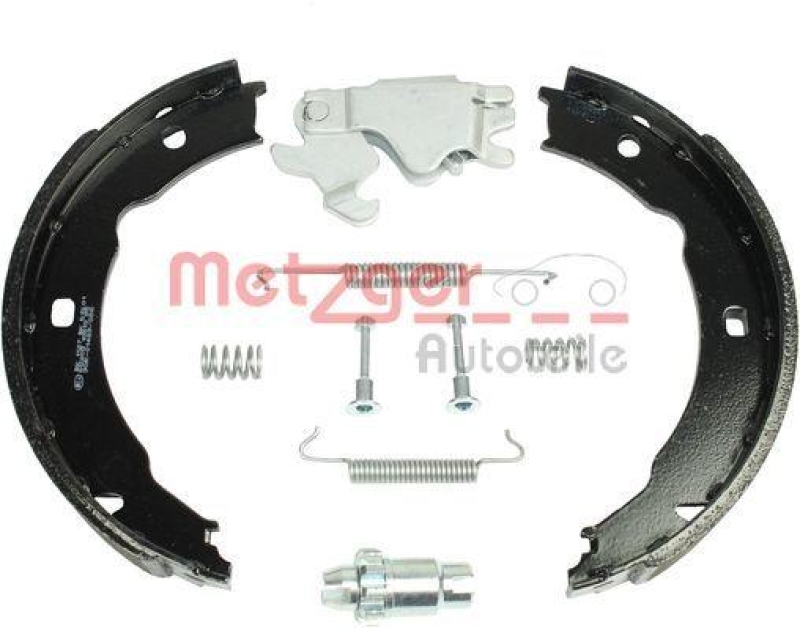 METZGER 0152022 Bremsbackensatz, Feststellbremse f&uuml;r PEUGEOT HA