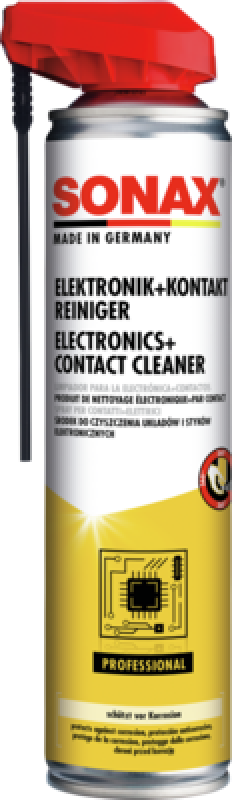SONAX 04603000 Elektronik + Kontaktreiniger mit Easy Spray 400ml
