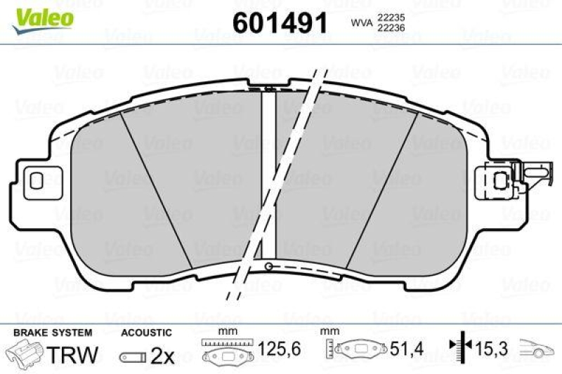 VALEO 601491 SBB-Satz PREMIUM