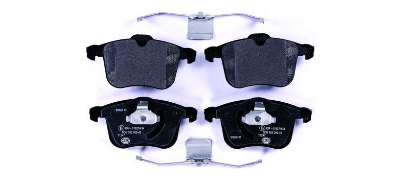 HELLA 8DB 355 009-431 Bremsbelagsatz, Scheibenbremsbelag f&uuml;r OPEL/SAAB/CADILLAC