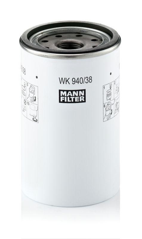 MANN-FILTER WK 940/38 x Kraftstoffilter f&uuml;r Volvo Truck